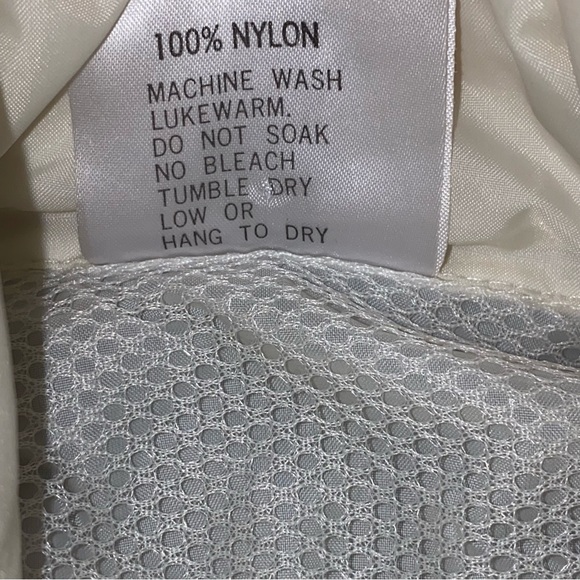 VTG Windbreaker Jacket Mens Medium Red Blue Full Zip Nylon International Sports - Picture 11 of 13